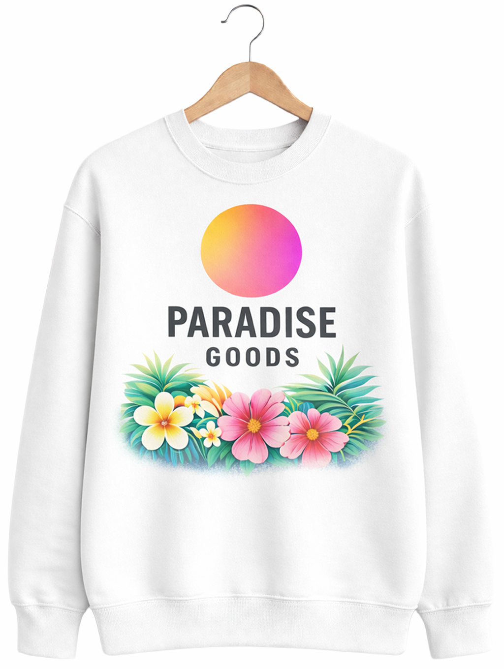 Paradise Goods Tropical Floral Crewneck Sweatshirt